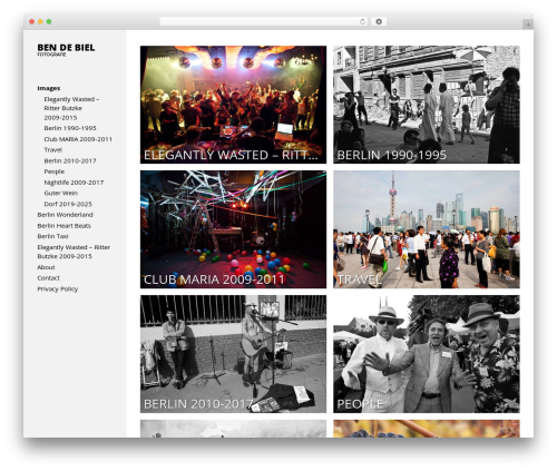 debiel WordPress theme - bendebiel.com