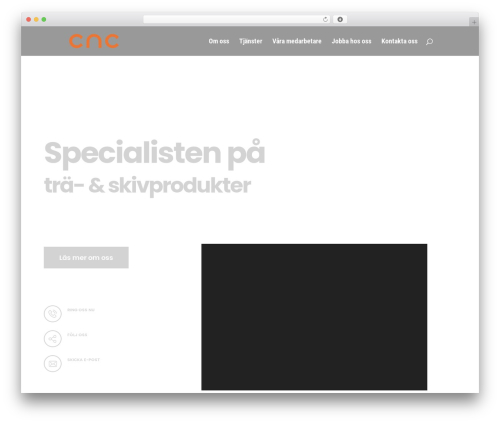 Divi WordPress theme - cncab.se