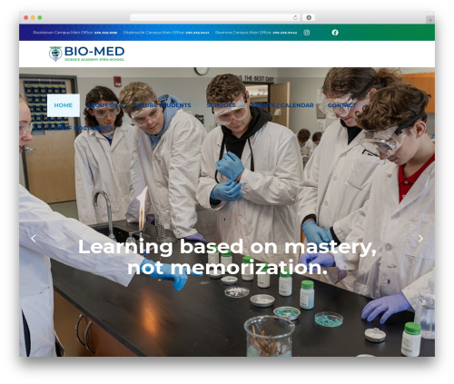 Educator WordPress theme - biomedscienceacademy.org