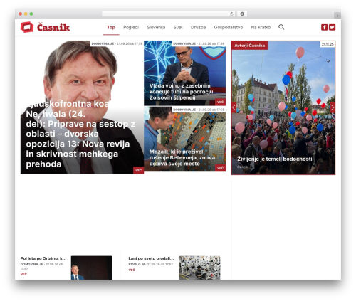 GeneratePress WordPress theme - casnik.si