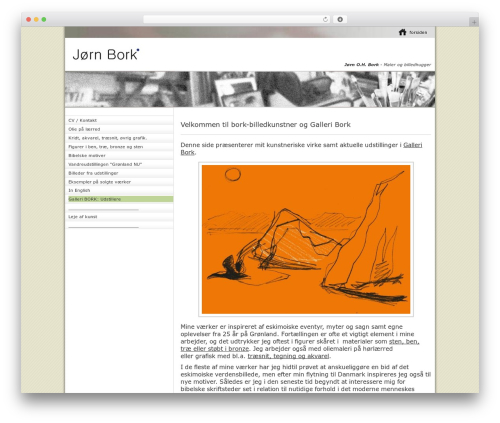 Theme WordPress bork-eric Theme - bork-billedkunstner.dk