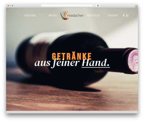 WordPress theme Canvas - haidacher.com