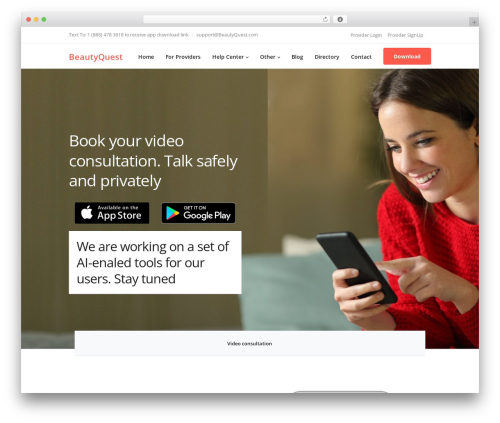 WordPress theme LeadEngine | Shared By VestaThemes.com - beautyquest.com