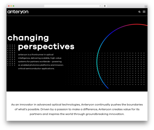 WordPress theme Pindrop WordPress theme - anteryon.com