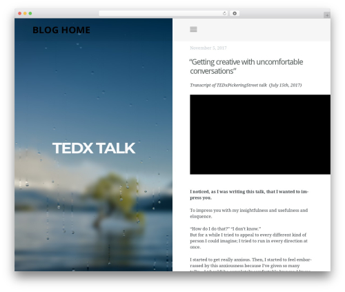 WordPress theme Rain - blog.angelaognev.com