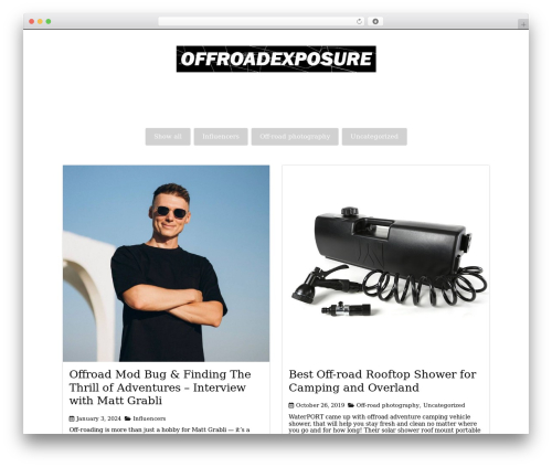 WP theme Writee - offroadexposure.com WP theme Writee - offroadexposure.com