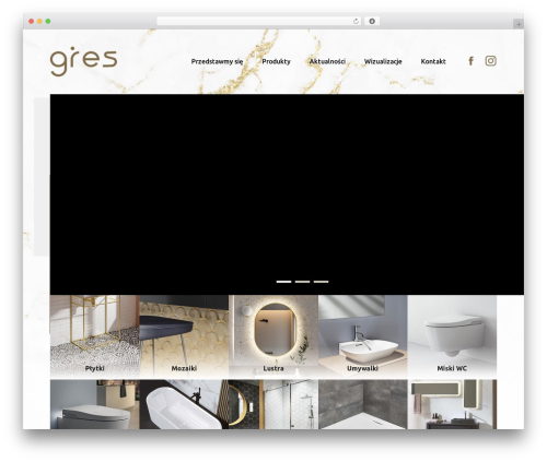 Gres WordPress theme - gres.com.pl