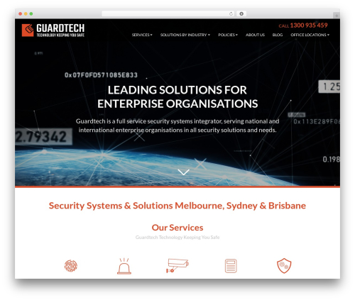Guardtech WordPress theme - www.guardtech.com.au