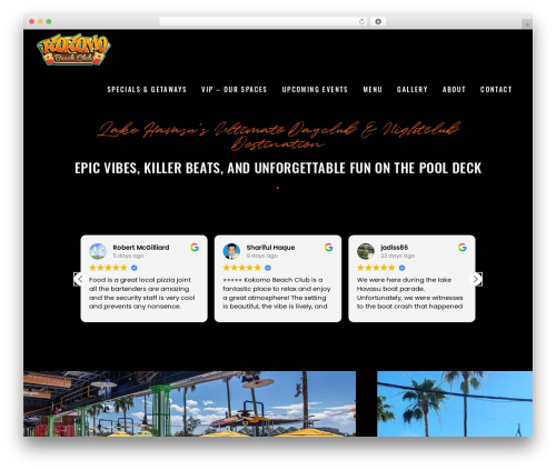 Offbeat theme WordPress - kokomohavasu.com