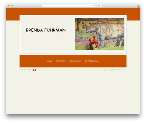 Responsive WordPress theme - brendafuhrman.ca