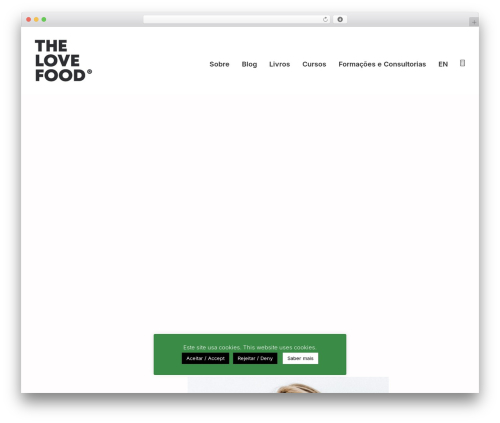 Basic share buttons WordPress plugin - thelovefood.pt