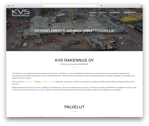 WordPress theme cms - kvservice.fi