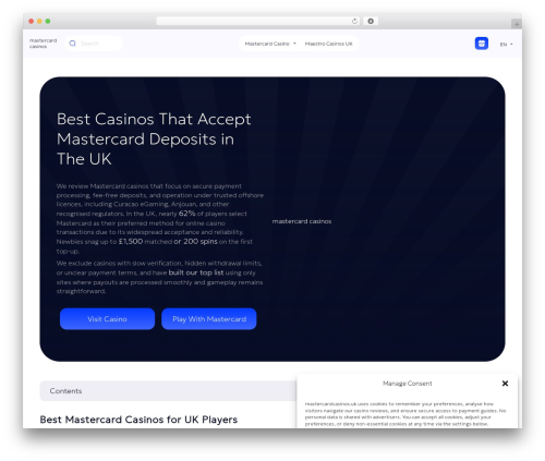 Simpletoc WordPress plugin - mastercardcasinos.uk
