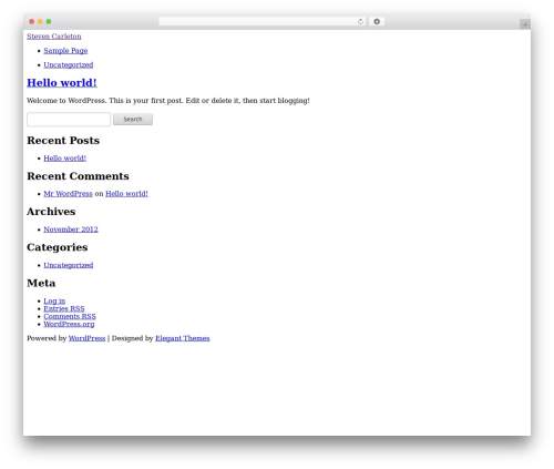 WordPress theme StudioBlue - buildingabetterman.com