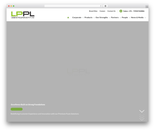 WP theme Squirrel Block Framework - legendpolyfoams.com