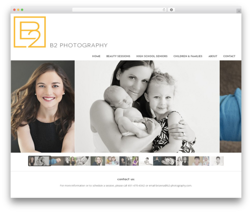 Base WordPress gallery theme - b2-photography.com