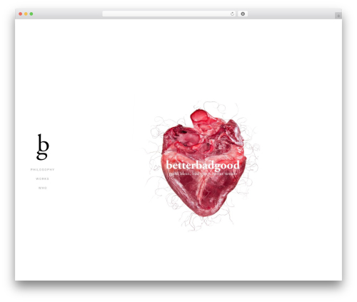 bbg_theme WordPress theme - betterbadgood.it