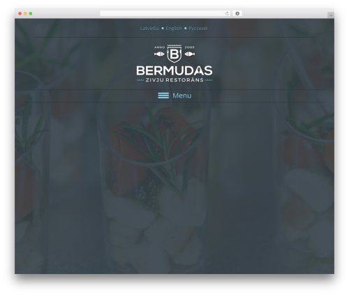 Bermudas theme WordPress - bermudas.lv