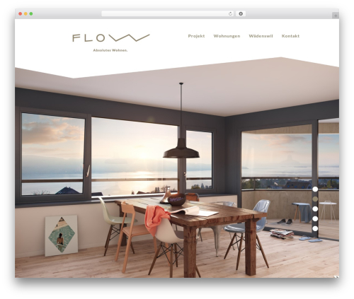 Flow Flats WordPress theme - flow-flats.ch