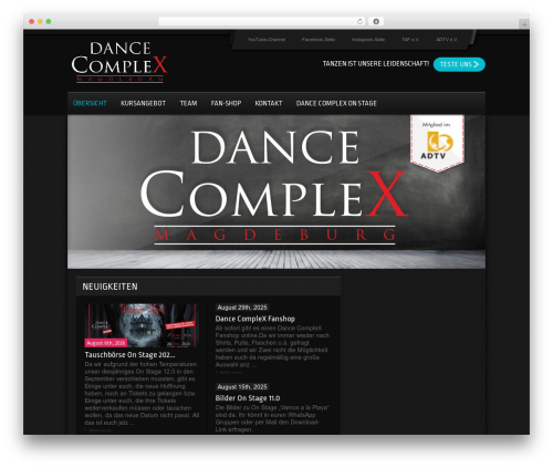 Gym Extreme Theme (fixed by Jana) WordPress theme - dance-complex.de