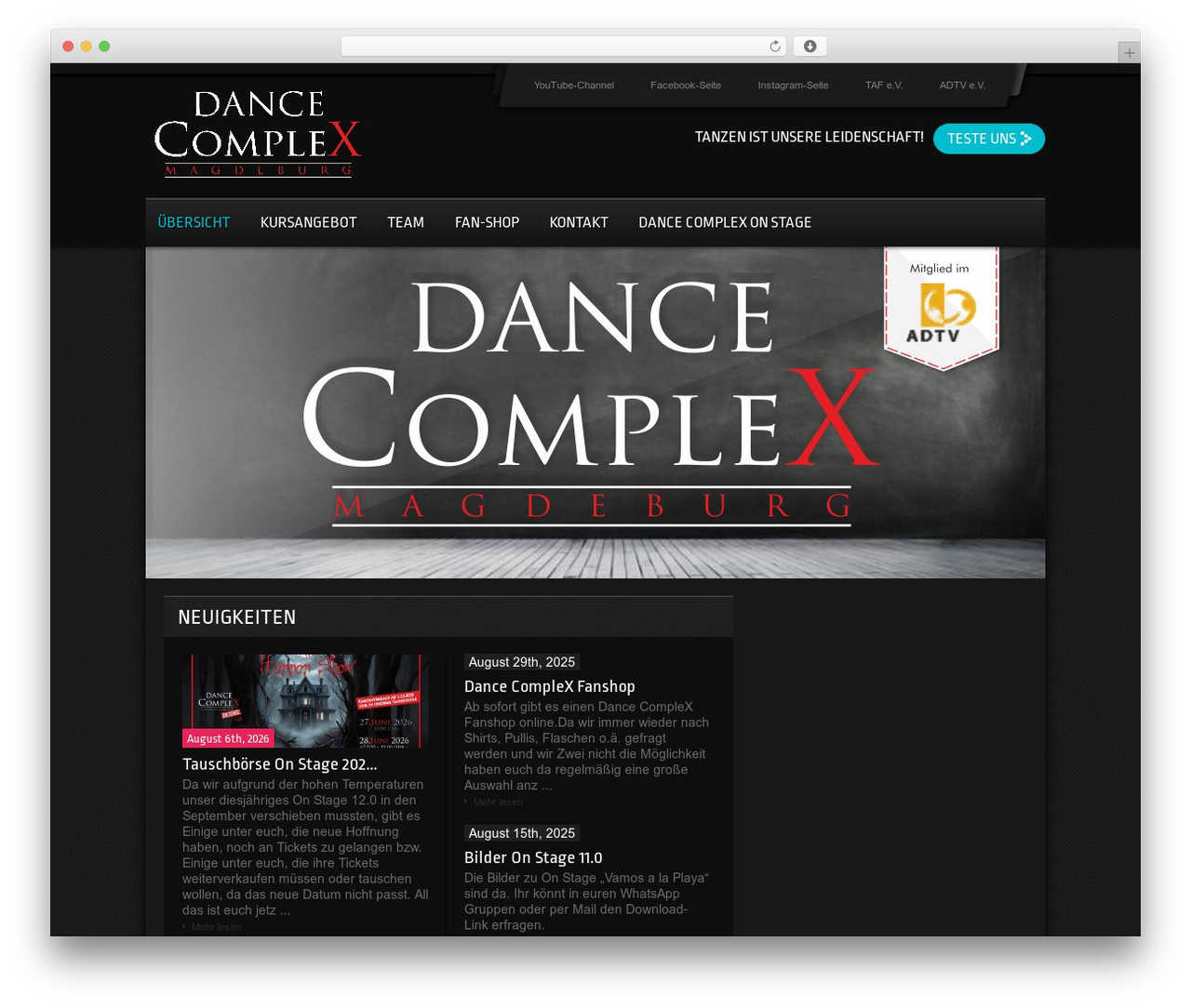 Gym Extreme Theme (fixed by Jana) WordPress theme - dance-complex.de Gym Extreme Theme (fixed by Jana) WordPress theme - dance-complex.de