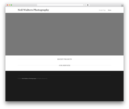 Hero WordPress theme - neilwalters.com
