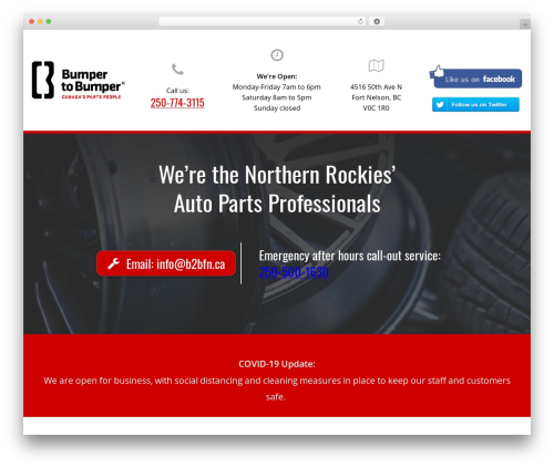 Interio WordPress theme - b2bfn.ca