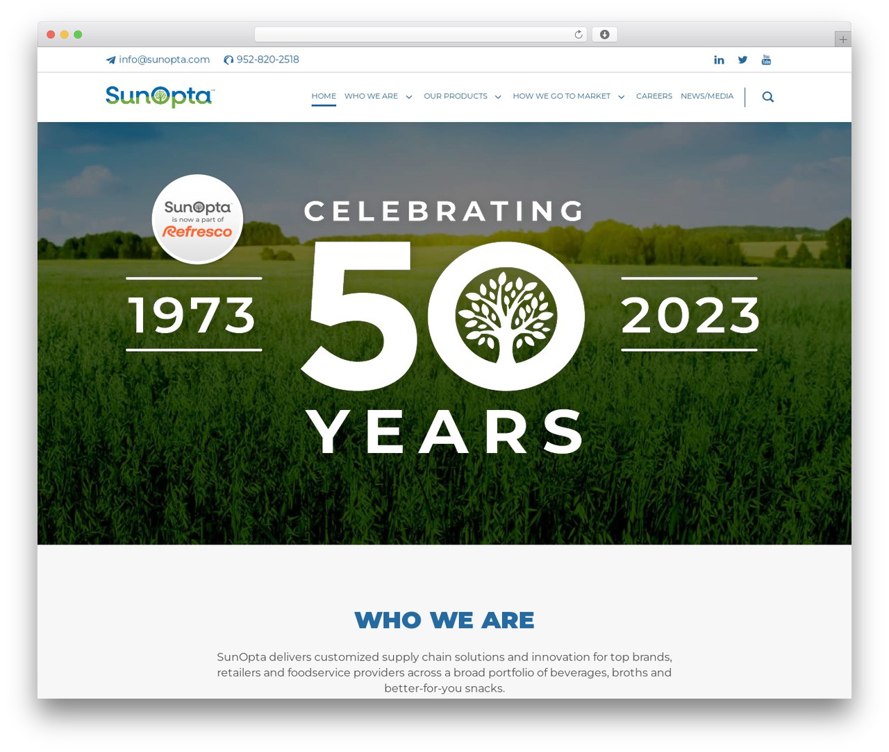 LabtechCO company WordPress theme - sunopta.com LabtechCO company WordPress theme - sunopta.com