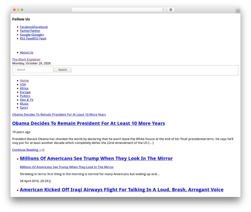 Tribune Theme WordPress theme - blackexplainer.com