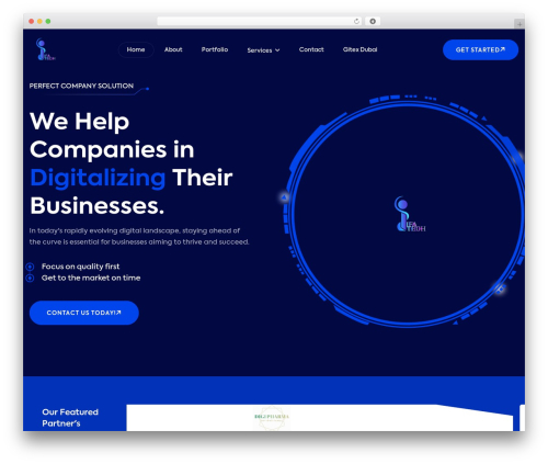 WordPress theme Techco - iifatech.com