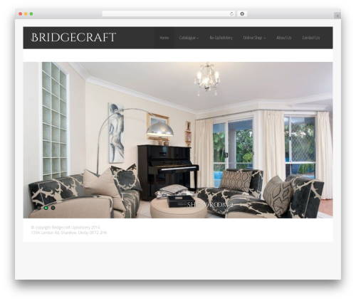 WordPress theme Asteria Lite - bridgecraftupholstery.co.uk