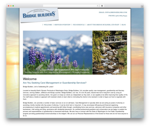 WordPress theme Modern - HTML5 - bridgebldrs.com