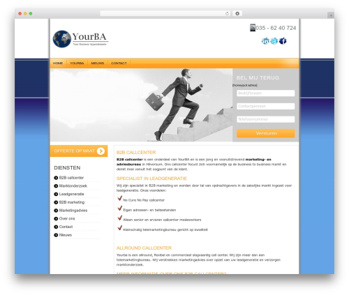 YourBa premium WordPress theme - b2b-callcenter.nl