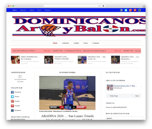 Alpha Theme theme WordPress - dominicanosaroybalon.com