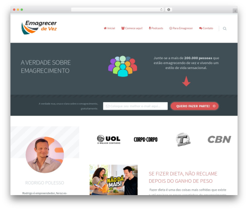Uf epico WordPress plugin - emagrecerdevez.com
