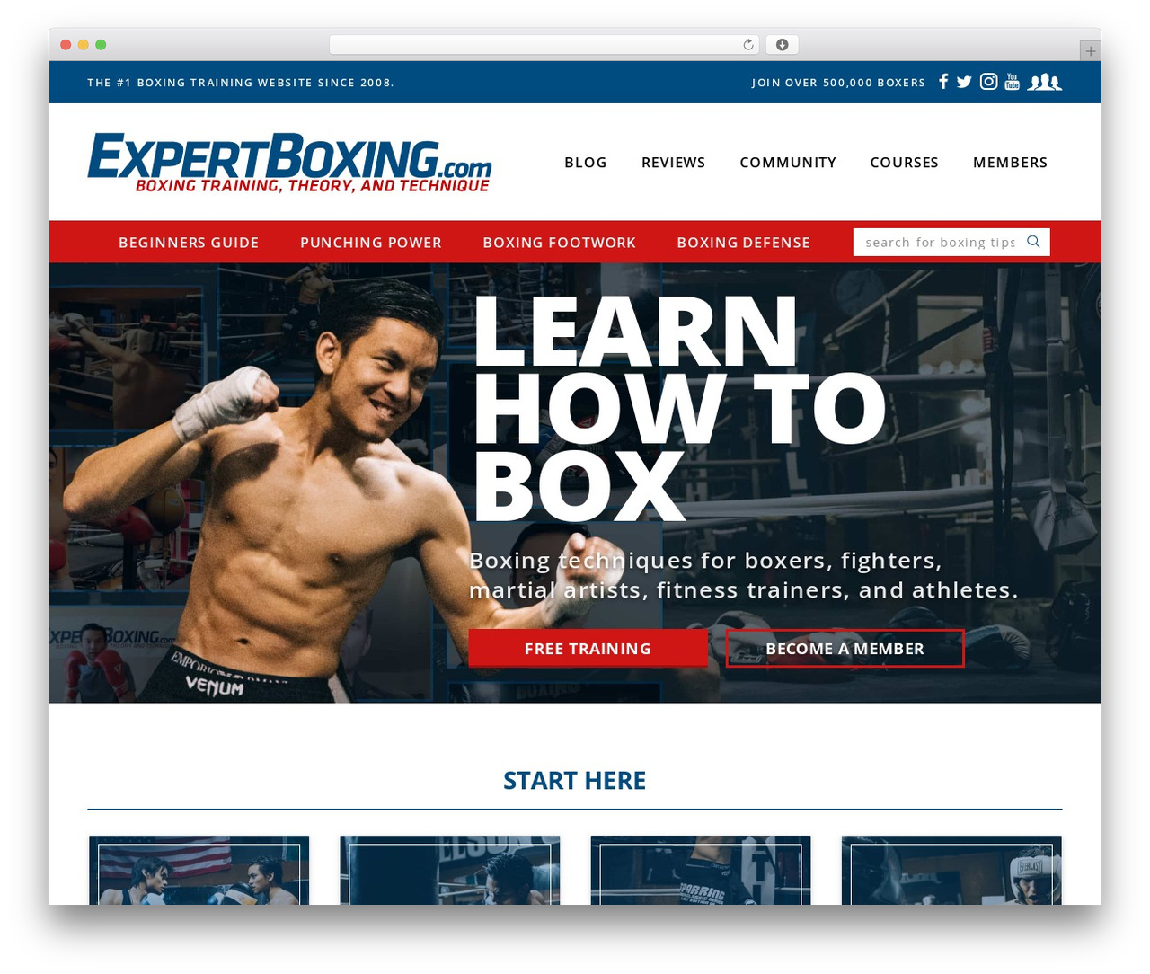 ExpertBoxing WordPress theme - expertboxing.com