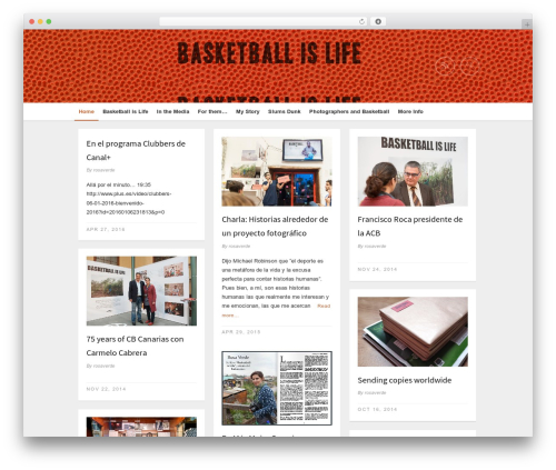 Gridz top WordPress theme - basketball-is-life.rosaverde.org