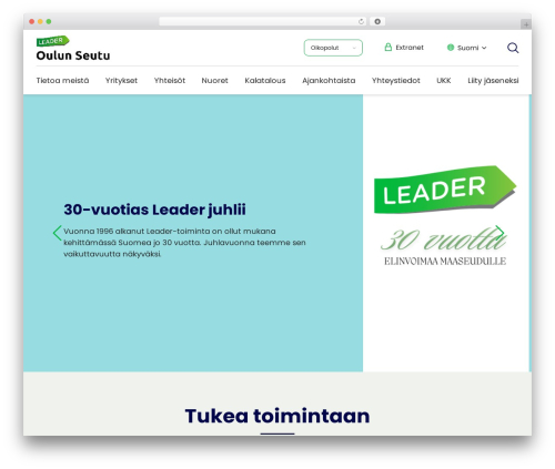 Höyrymoottori WordPress theme - oulunseudunleader.fi