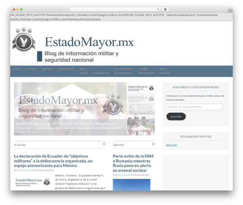 Magazine Premium best WordPress magazine theme - estadomayor.mx