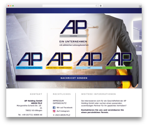 Theme WordPress PlainText - aron-pilz.de