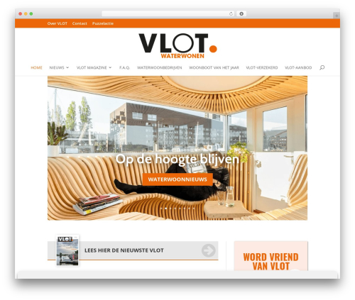 Theme WordPress Divi - vlotwaterwonen.nl
