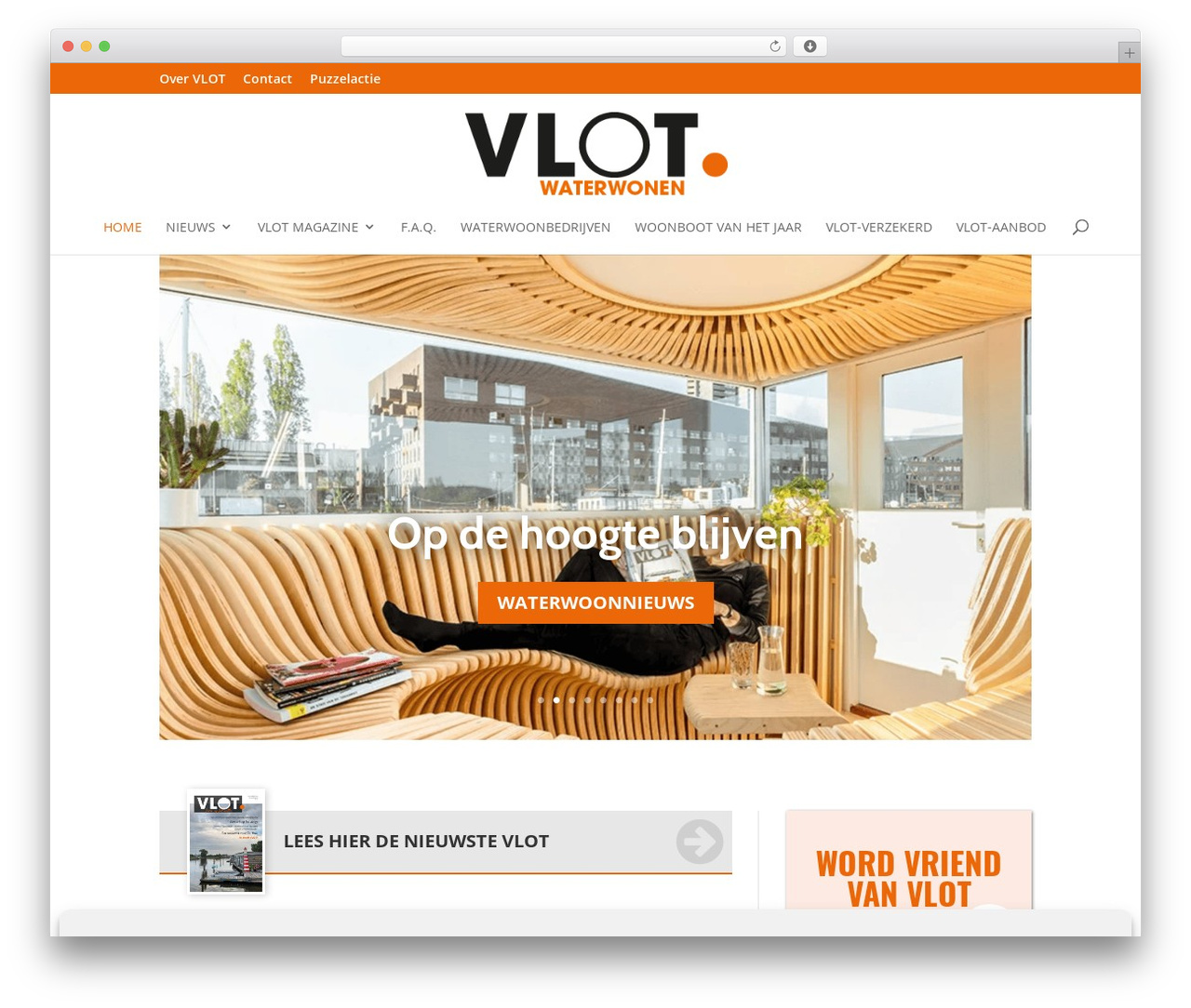 Theme WordPress Divi - vlotwaterwonen.nl Theme WordPress Divi - vlotwaterwonen.nl