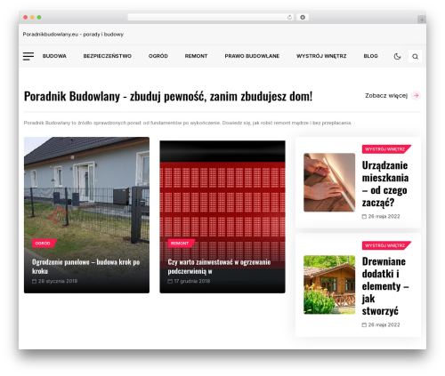 Theme WordPress Forcast - poradnik-budowlany.eu