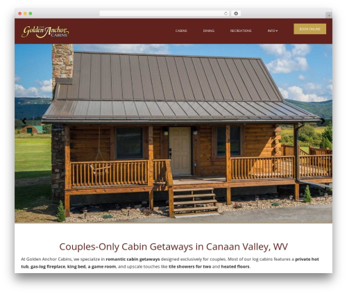WordPress theme RezTheme - Base Theme - goldenanchorcabins.com