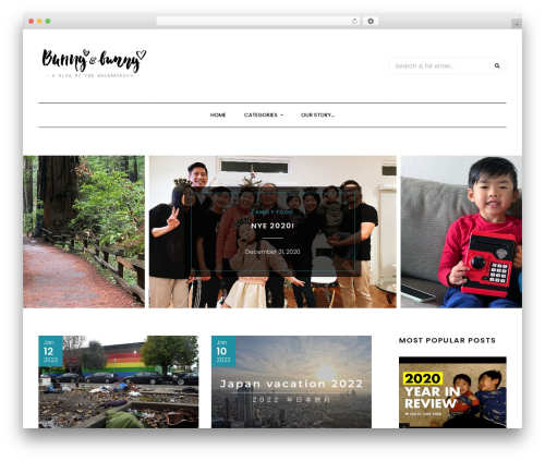 WordPress theme Arimo - bunnyandbunny.com