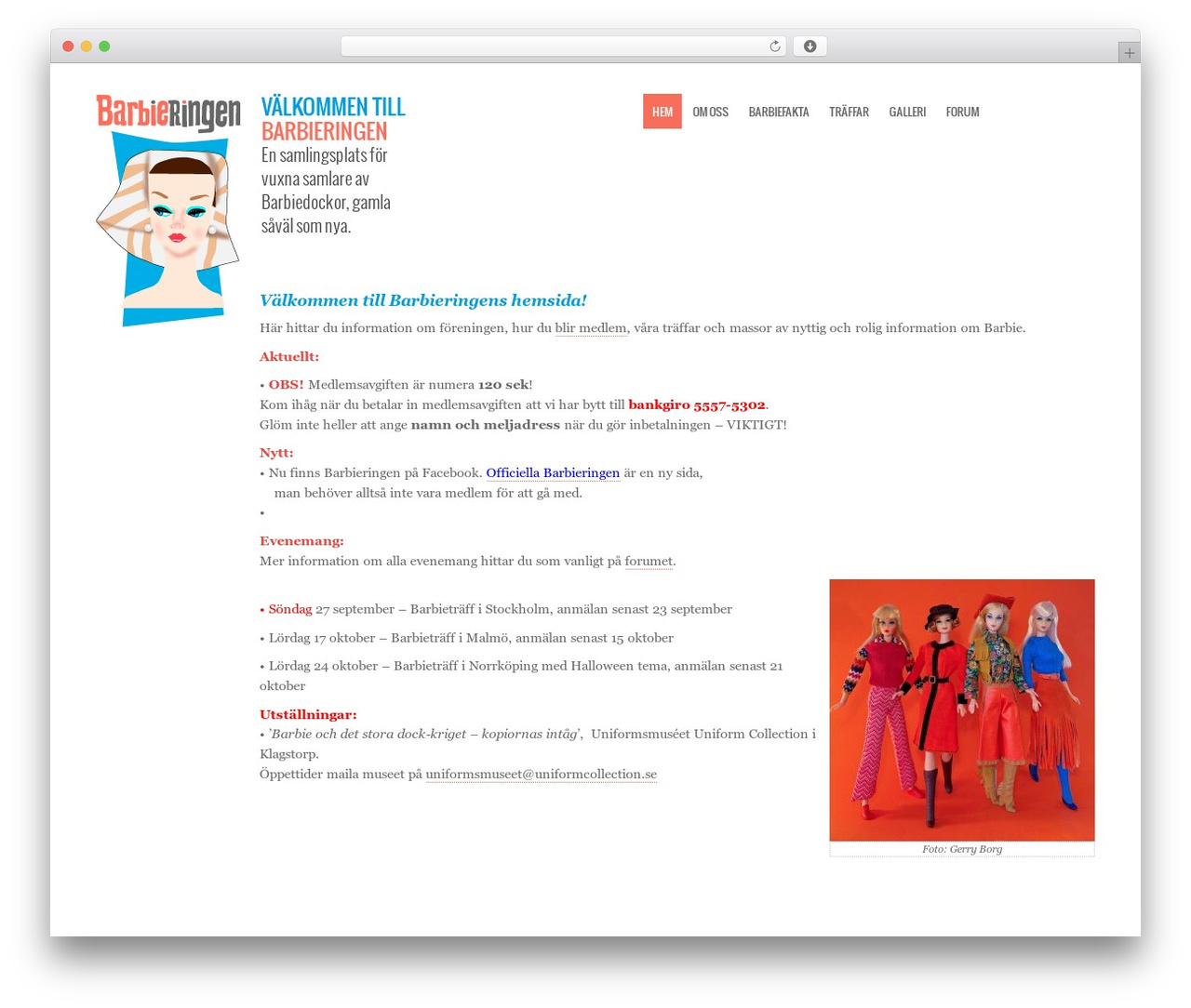 WordPress theme Barbies theme - barbieringen.se WordPress theme Barbies theme - barbieringen.se