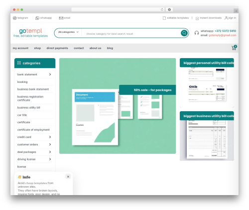 Themesflat core WordPress plugin - gotempl.cc