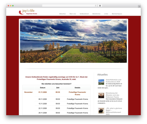 WordPress theme Pai - baptisten.joyforlife.at