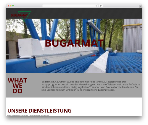 WordPress website theme cherry - bugarmat.de