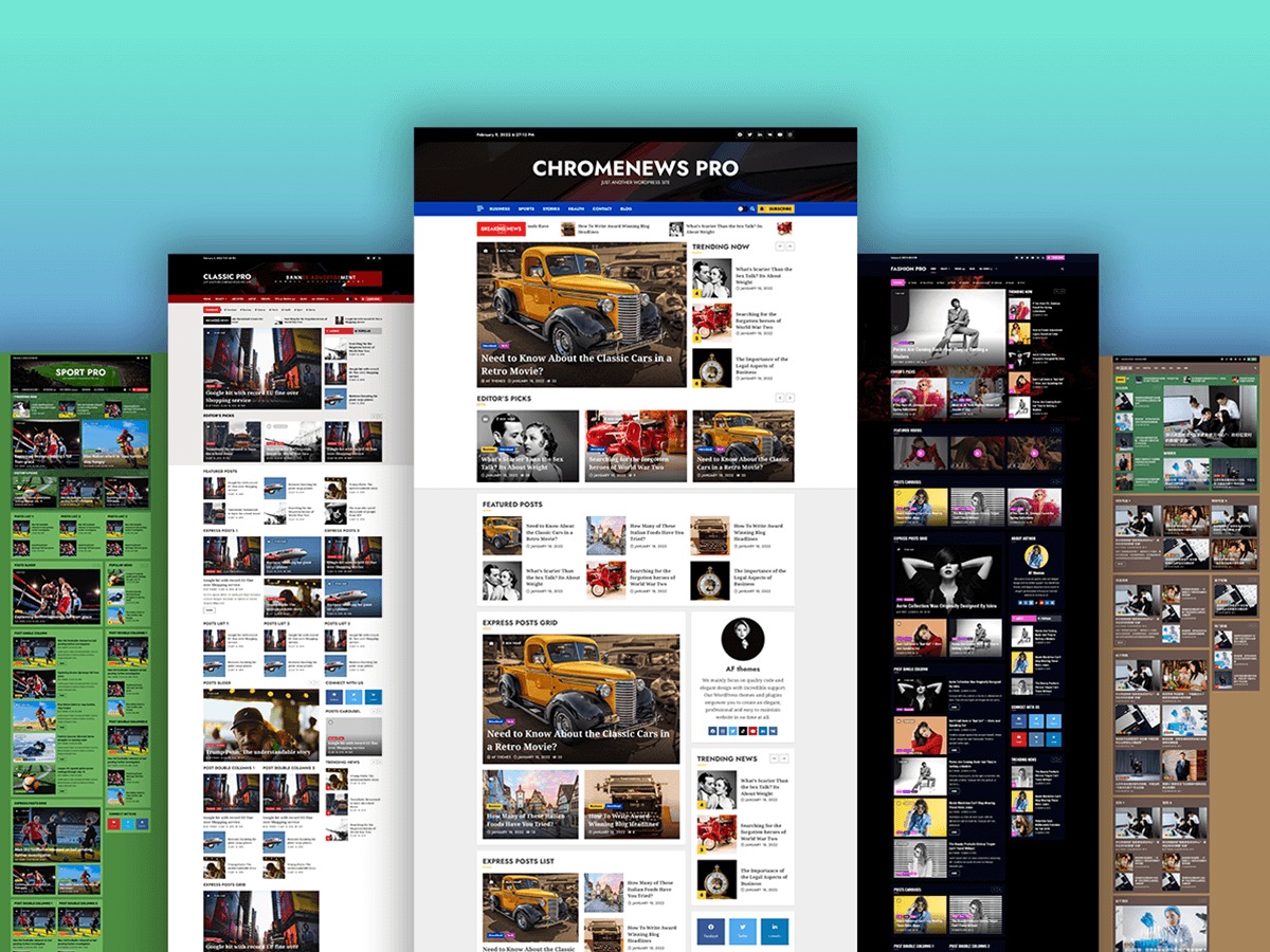 ChromeNews Pro WordPress news theme